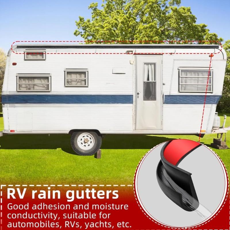 Flexible Wasserkanal-Dichtungsstreifen für das Dach Einfach zu montierende Entwässerungslösung Verhindert Wassereintritt bei Nässe