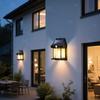 2000LM Solar Outdoor Lights Smart Sensor Wall Lamp Balcony Garden Decoration Outdoor Mood Light Solar Night Decorative Lamp