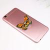 Smooth Edge 360 Degree Free Rotation Self-Adhesive Finger Ring Holder Colorful Butterflies