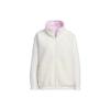 adidas Sportswear Metrevboa Reversible Sherpa Jacket Women White Pink HM7111