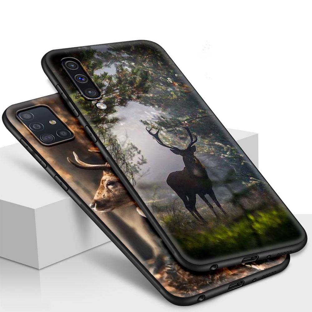 Hirschjagd Camo Handyhülle für Samsung Galaxy A51 A71 A21s A31 A41 M31 A11 M51 A12 M31s A01 A91 M11 A42 A32 5G Cover Capa
