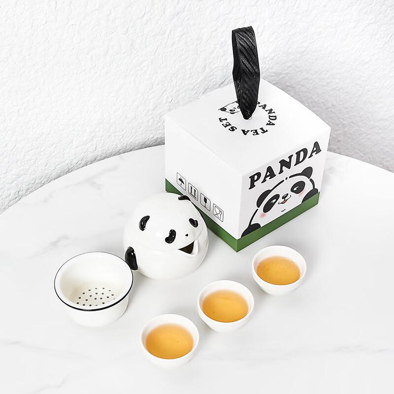 Panda Portable Travel Tea Set