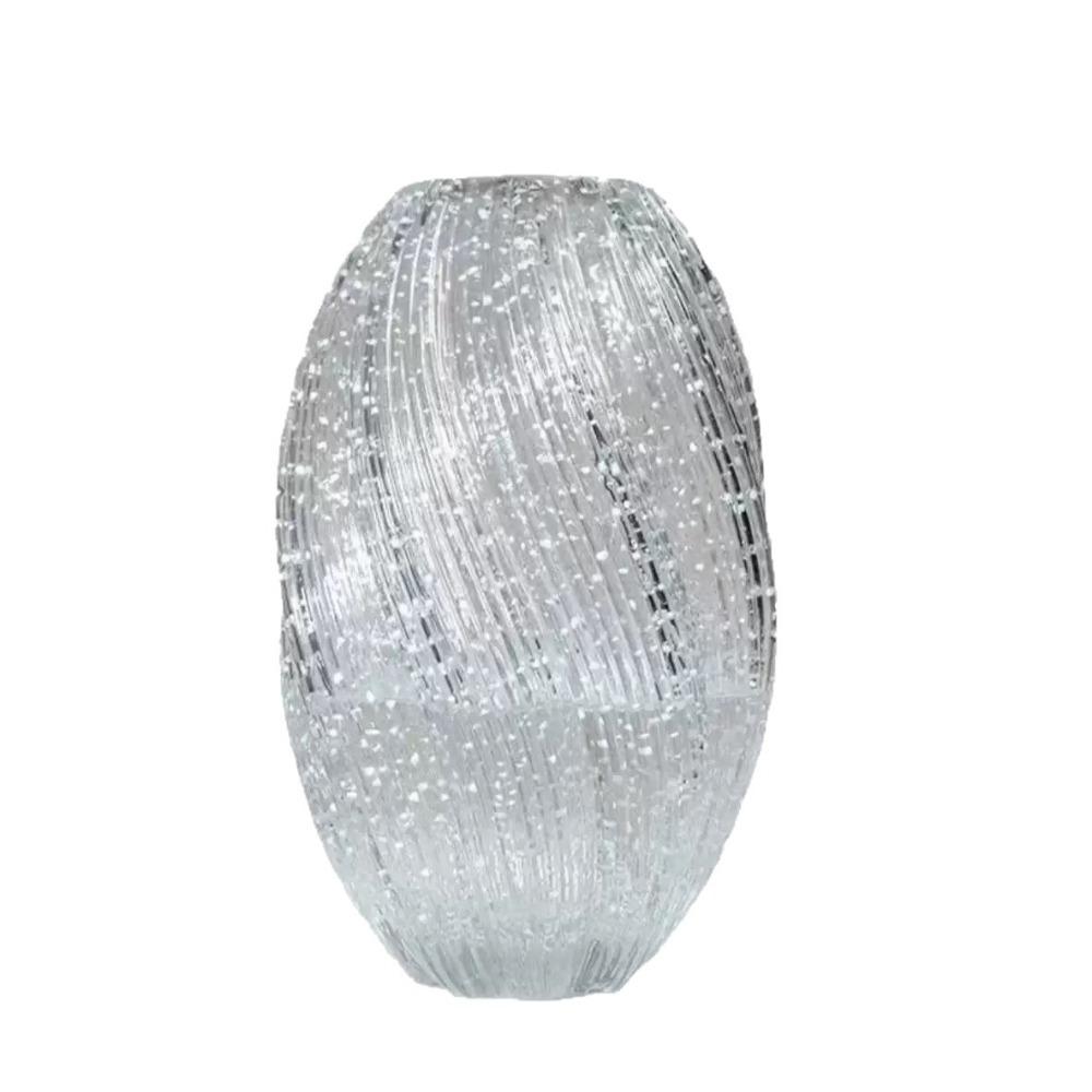 Handmade Luminous Glass Vase Maltose Crystal Hydroponic Flower Pot Decorative Vase Home Decor прозрачный