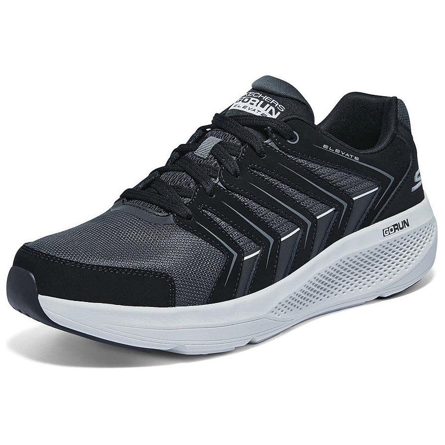Skechers Go Run Elevate Eminent Comfortable Versatile Low Top Running Shoes Men Sneaker Black 220331-BKGY