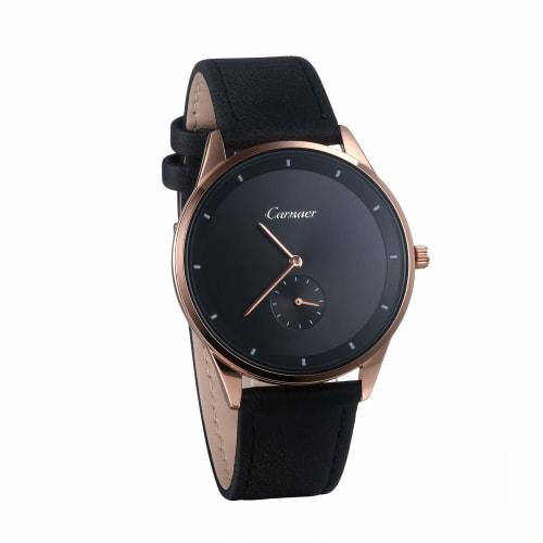 

JEWELRYWE Men s and Women s Watches with Genuine Leather Straps, Popular Waterproof Japanese Quartz Movement, Analog, Business, Casual, Fashion Access