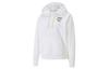 Sweatshirts Women's White Hooded Moderate Regular 599056-02
