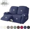 1/2/3 Seater Jacquard Recliner Sofa Cover Stretch Solid Color Armchair Covers Living Room Lazy Boy Couch Slipcovers Funda Sofa