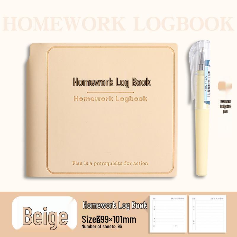 Grade 1 Mini Homework Pocket Notebook for Primary Students
