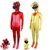 Poppy Playtime Performance Anzug Enganliegender Jumpsuit Charakter-Set Rollenspiel