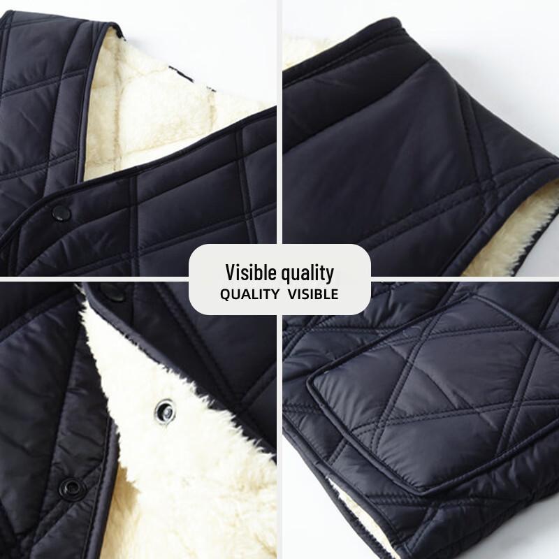 Tucano Men's Autumn/Winter Fleece-Lined Cotton Vest