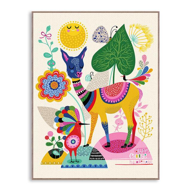 

Скандинавские современные минималистичные картины, хипстерские милые животные, альпака, безрамная картина, декоративная живопись, Cuadros Decoracion Salon 21*30cm