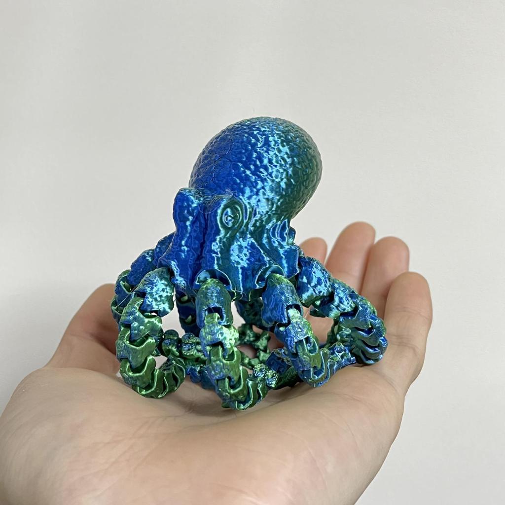 3D Baskılı Cthulhu Ahtapot Taşınabilir Model Hediye Dekorasyon Oyuncak