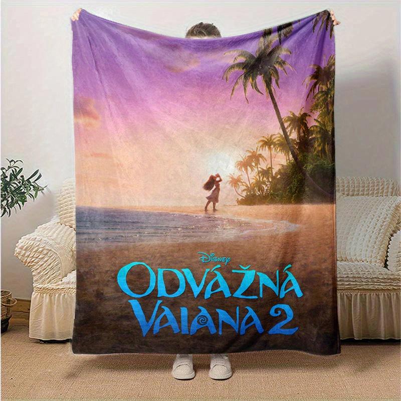 1pc, "Brave Moana 2 Adventure Blanket Perfect for Home Decor, Couch Cover, Outdoor Blankets, Gifts, Flannel Throw