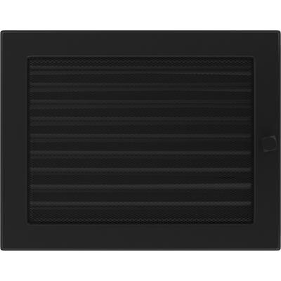 Vent Cover 22x30 Black with Blinds
