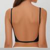 Women's Seamless Large Backless Bra U-shaped Beautiful Back Underwear Small Chest Push-up Bra with Chest Pads
