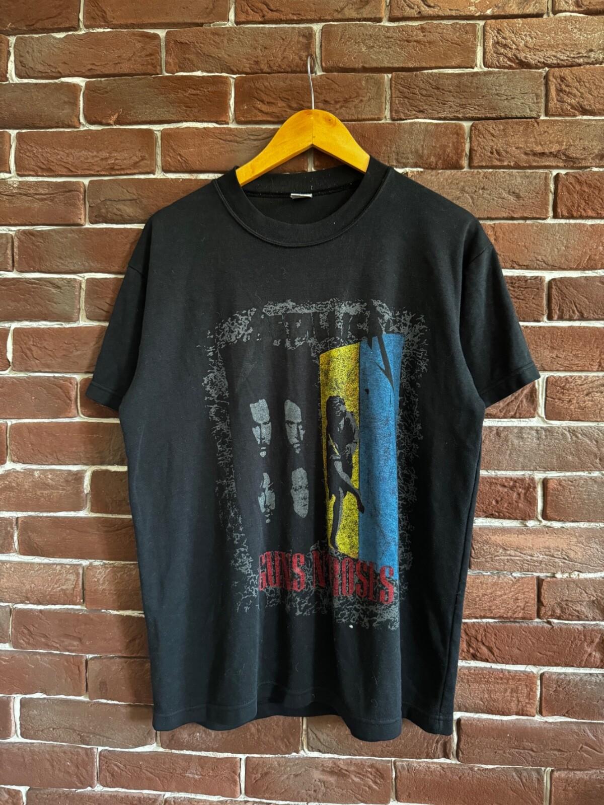 Rare Vintage 90s Metallica Guns n Roses Tour Metal Band Tee xl black Unisex T-Shirt XXL
