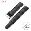 Cinturino per Orologio in Silicone Tropicale con Rilascio Rapido 20mm 22mm per Oris per Seiko per Citizen Cinturino da Polso in Gomma Cinturino per Smartwatch