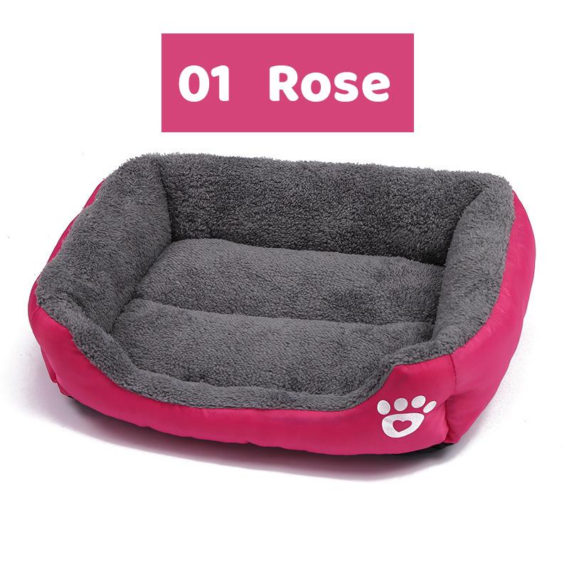 Square Comfortable Double Sided Available Large Pet Dog Sofa Bed 19 Colors Picture Memory Foam Pet Bed Solid Stocked