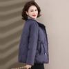 Women's Winter Fleece-Lined Short Padded Jacket