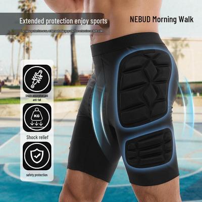 Verdickte Schwamm Anti-Kollisions-Sportshorts für Ski, Fußball, Rugby und Torhüter