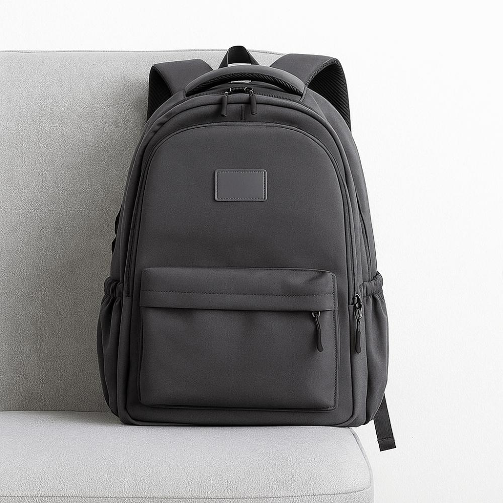 Large capacity Laptop School Bag Solid Color College Backpack Large Capacity Backpack  Teenagers