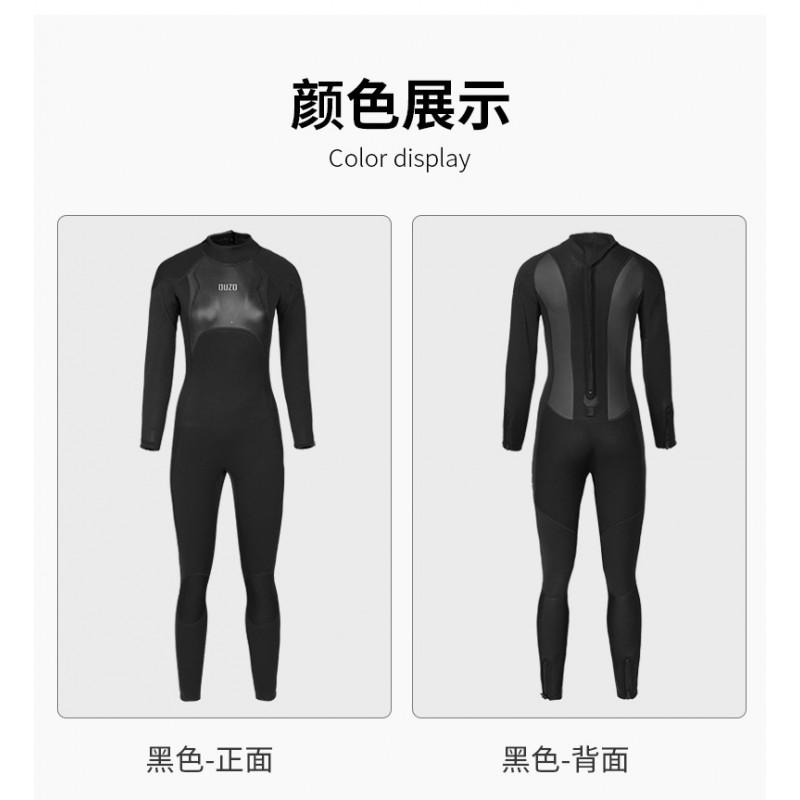 OUZO Womens 3mm Full Wetsuit Diving Surfing Snorkeling Winter Swimming Thermal Neoprene Suit