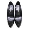 Chanel [Ausgezeichneter Zustand] G27742 CC Logos Schleife Lackleder Absatzschuhe 37 1/2 schwarz Gebraucht