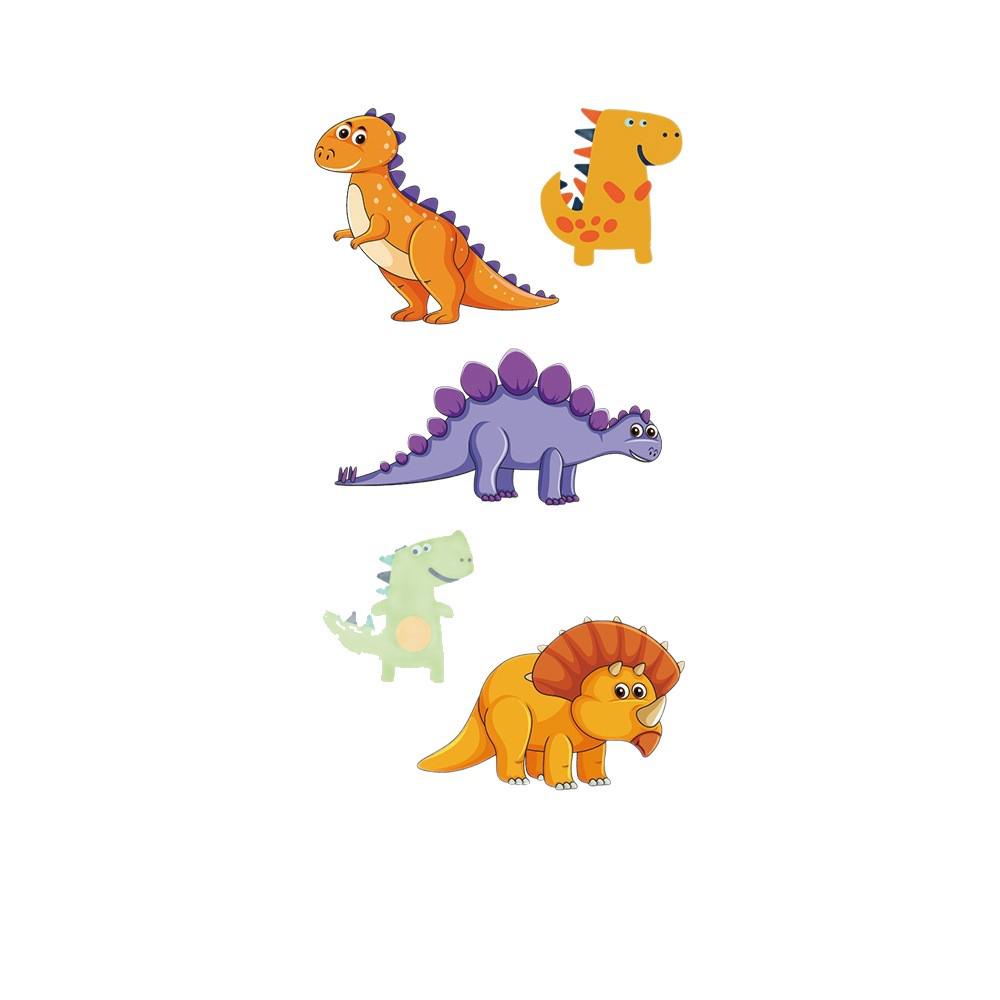 2025 Dinosaur Cartoon Tattoo Stickers for Kids - Waterproof & Sweatproof