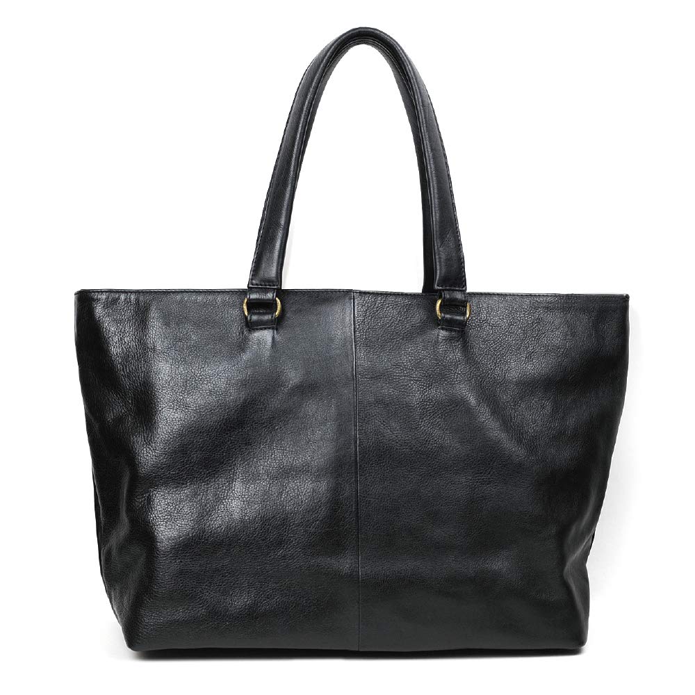 Joya Original Leather Tote Bag, Genuine Leather, Black, J4509