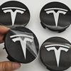 ANC1 4pcs 56mm ABS Black White Tesla Model 3 Wheel Center Caps for Tesla Original Hub Caps Model 3 Model Y Model S X Auto Accessories
