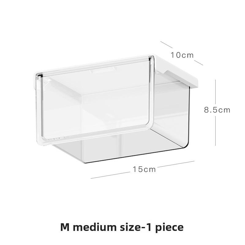 Drawer Style Storage Box Under The Mirror Cabinet Transparent Wall Mounted Storage Rack Cosmetic Sorting Rack