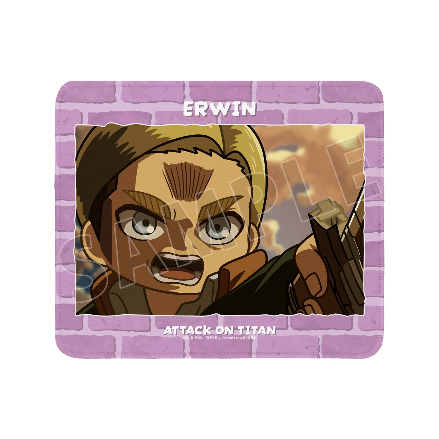 TV Anime on Erwin Yurukoma Mouse Pad  Attack Titan