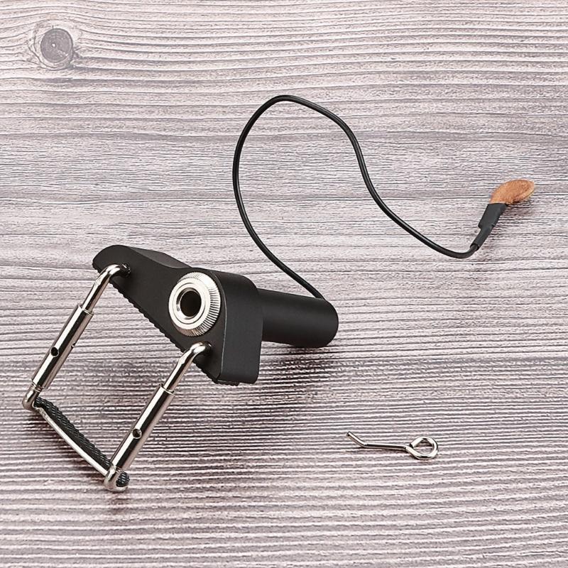 Professional Violin Viola Pickup Acoustic Sound Violin Bridge Pickup Portable Piezo Violin Pickup Easy To Mount