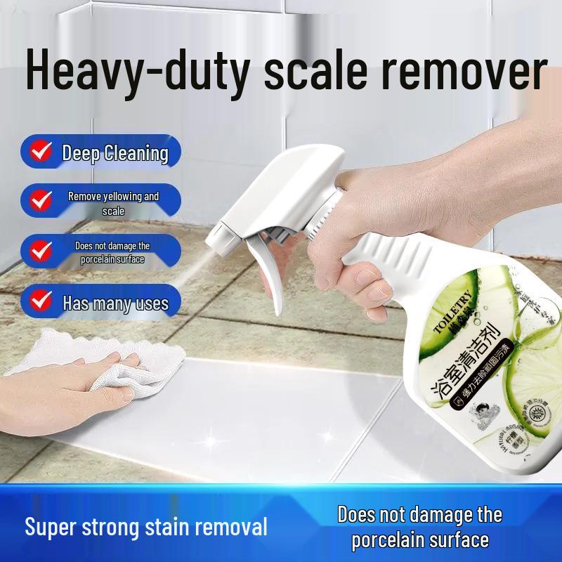Limescale and Water Stain Remover for Bathroom Tile, Glass, and Toilet