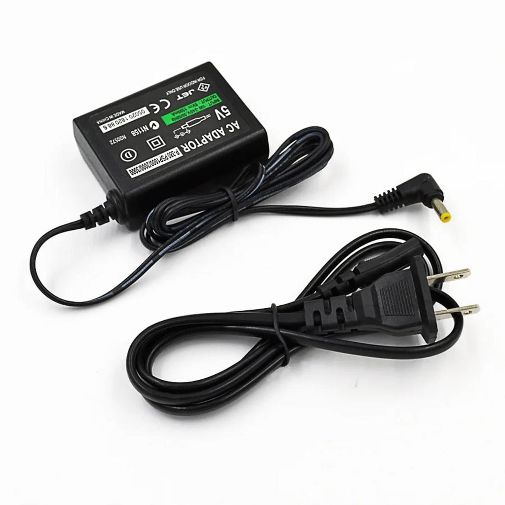 EU US Plug AC Charger Adapter for PSP Charger Power Supply Cord Compatible with Sony PlayStation PSP 1000 2000 3000 Series