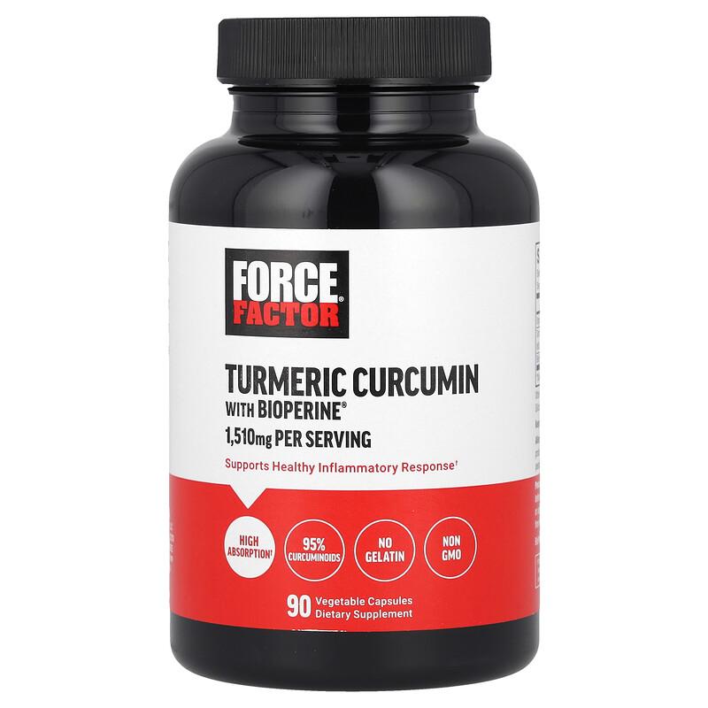Turmeric Curcumin with BioPerine®, 90 Vegetable Capsules