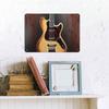 Metal Poster Retro Guitar 8x12 Inch Wall Art Bar Decoration Tin Sign