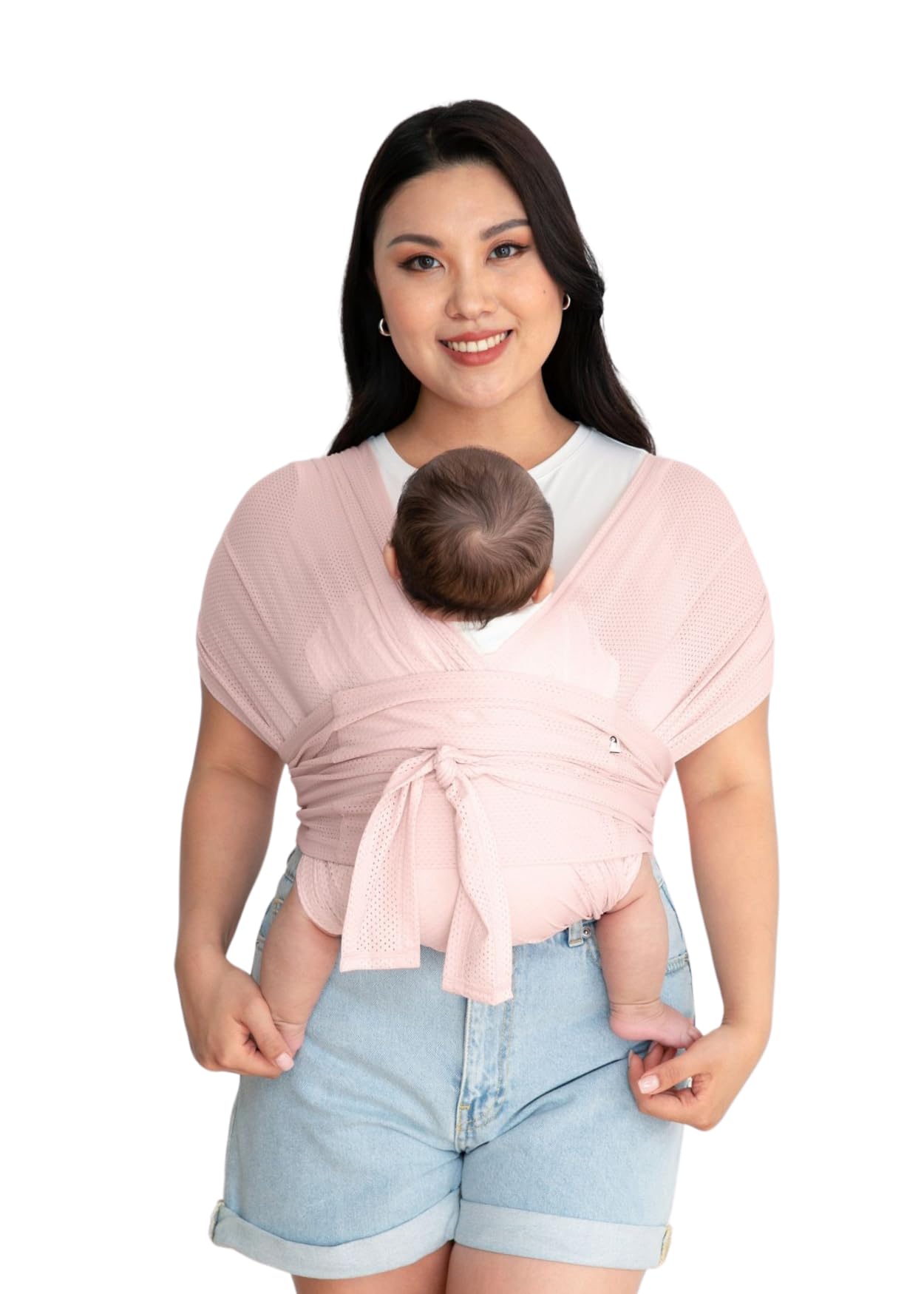 

Konny Слинг-переноска для новорожденных AirMesh Поставляется с международной эко-безопасностью Остается прохладным только с одной сеткой (Конни) Новорожденные, Мешочек, Сертификация, (персик)