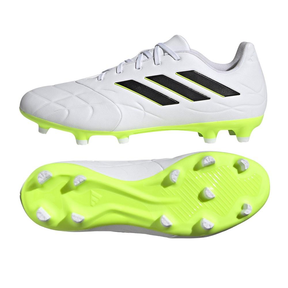 Adidas copa pure.3 fg football boots leather white