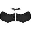 Universal Motorcycle Heat Saddle Shield Deflectors PU Leather, Motorcycle Side Saddle Leather Heat Shield Deflector, Universal Leather Saddle Heat