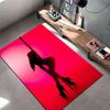 Pole Dance Silhouette Carpet suitable as a non-slip mat for the living room or bedroom sofa