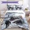 3Pcs Frozen Wasteland Survival Bedding Quilt Set Quilt Cover Gift For Fans 1 Duvet Cover 2 Pillowcase Game147