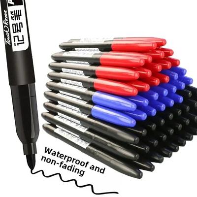 Marker T Permanent Marker Pen Fine Dot Waterproof Marker Pen Tip Crude Oil Black Blue Ink Color Marker Pen