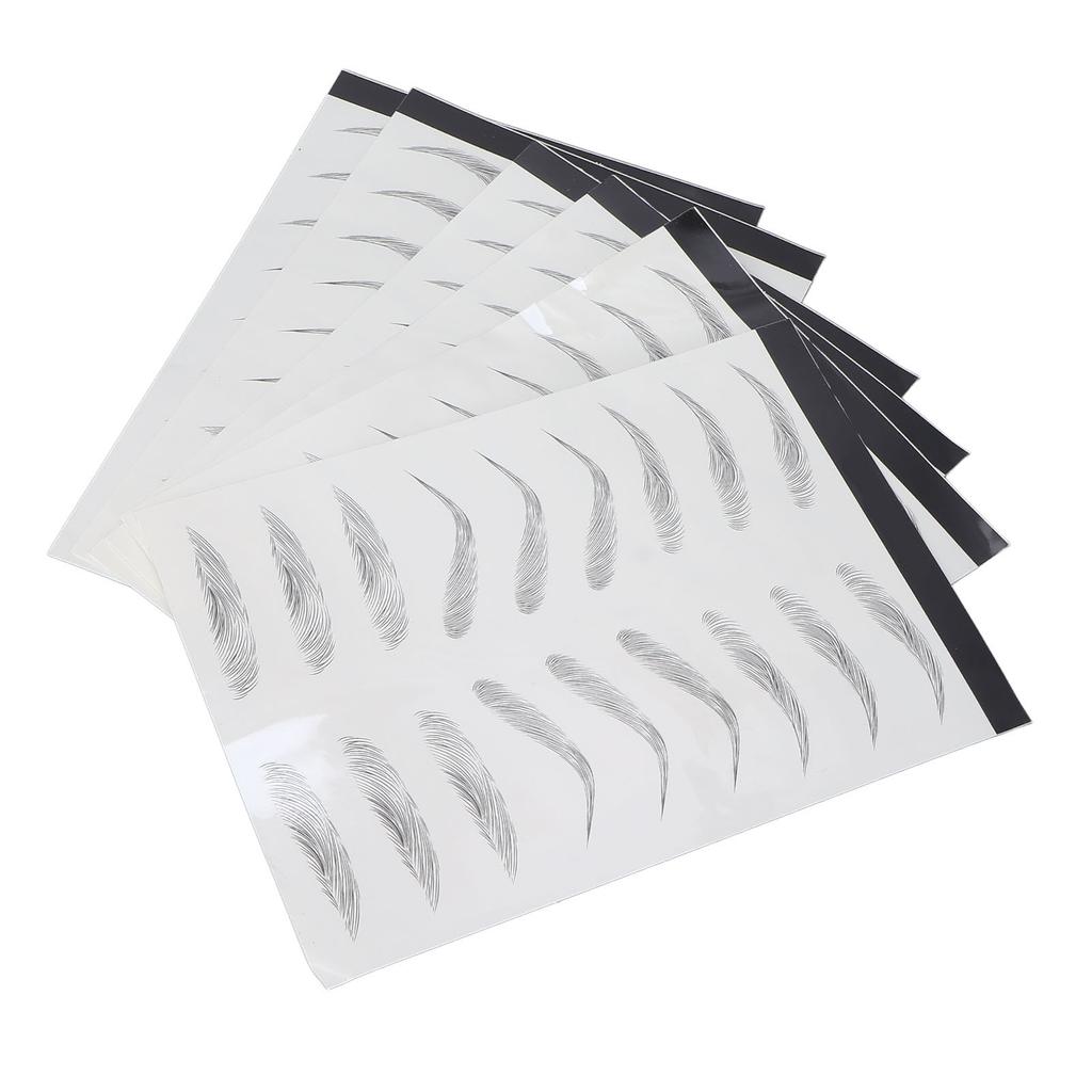 Eyebrow Tattoos Stickers 6D Nature Waterproof Temporary Tattoo Eyebrow for Eyebrow Grooming Shaping