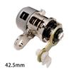 Door Lock Cylinder with 2 Keys Universal Portable Automobile Door Lock Replace Right Left Accessories 42.5mm Car Side Door Lock