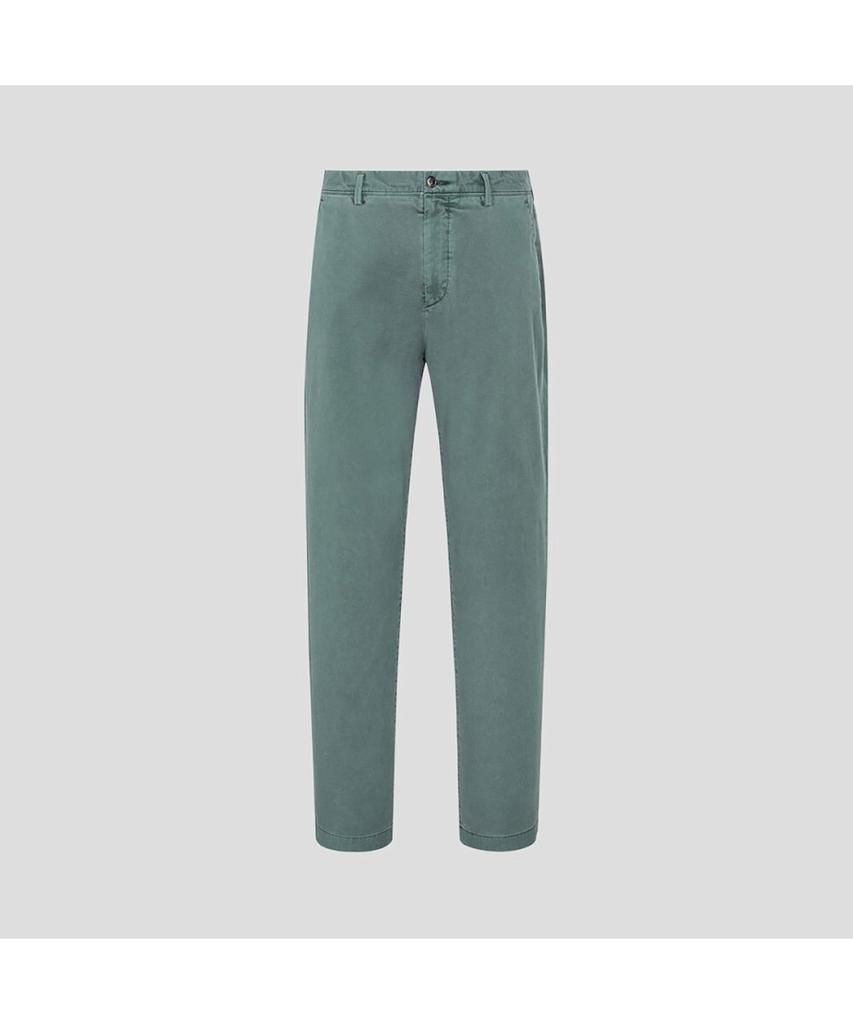 Binpolmen Garment Dyed Regular Pants Green (Bc5221C12M)