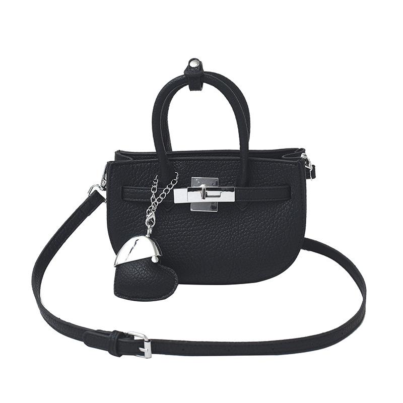 Hand Carry Trendy Fashion Platinum Bag Women's New High-texture Shoulder Oblique Span Bag Simple Casual Women's Bag