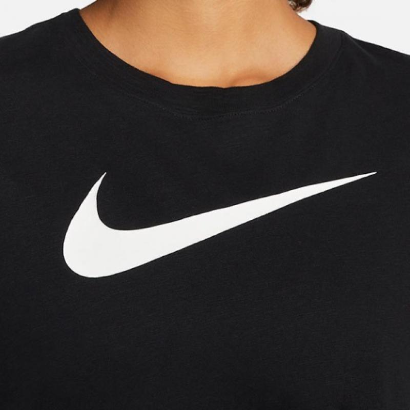 Nike ShorT Sleeve Tee Women S Dry FiT SwooSh T ShirT Fd2885 010 S2303