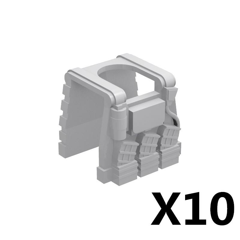 Military Figure MOC Building Block Accessories Vest Equipment Soviet American Soldier Helmet Hat Kit Mini Brick Toy Gift K48