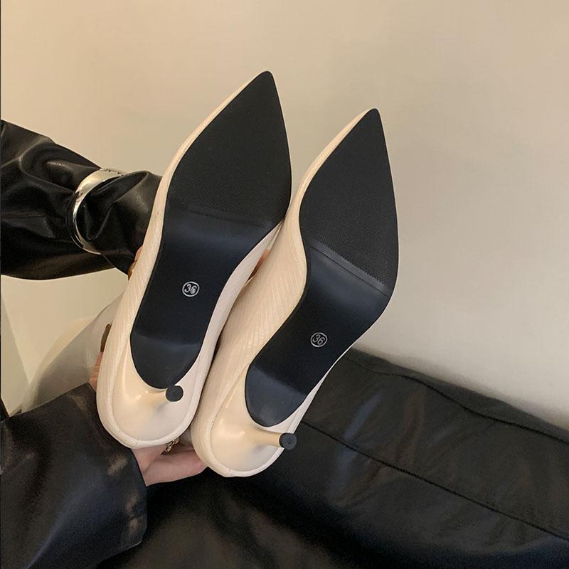 Fashion Fashion Pointed Toe Women Knee High Boots With Thin Heels Shoes Party Sexy Ladies Long Modern Boots Shoes Female Pumps  lady